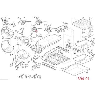 Drążek sterowniczy (JOYSTICK) przesuw masztu LINDE - KRZYŻ 7919040057