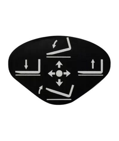 Naklejka na drążek sterowniczy (JOYSTICK) LINDE - 360° (podnoszenia-pochyłu masztu)