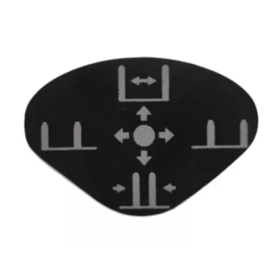 Naklejka na drążek sterowniczy (JOYSTICK) LINDE - KRZYŻ (przesuwu masztu)