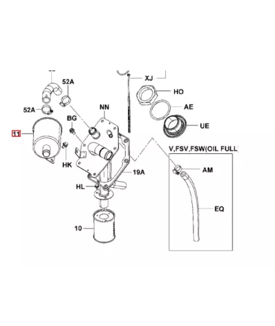 Filtr hydrauliki (hydrauliczny) TOYOTA seria: 8 (1.0-3.5T)