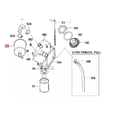 Filtr hydrauliki (hydrauliczny) TOYOTA seria: 8 (1.0-3.5T)