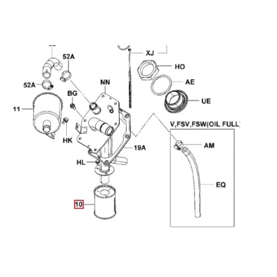 Filtr hydrauliki (hydrauliczny) TOYOTA seria: 7 / 8 (1.0-3.5T)
