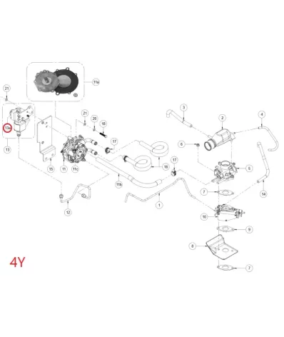 Zestaw naprawczy Filtra gazu (LPG) AISAN-model: SC - wózek widłowy