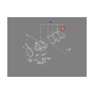 Uszczelka pompa wody NISSAN H20 OLD - TYP A