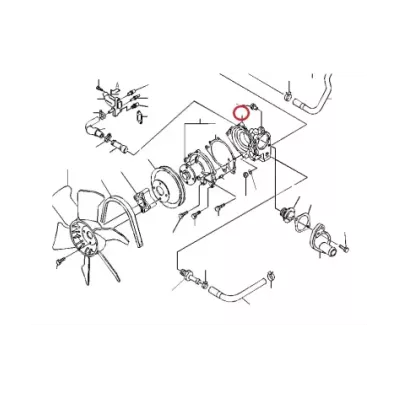 Pompa wody (podstawa) NISSAN H20II