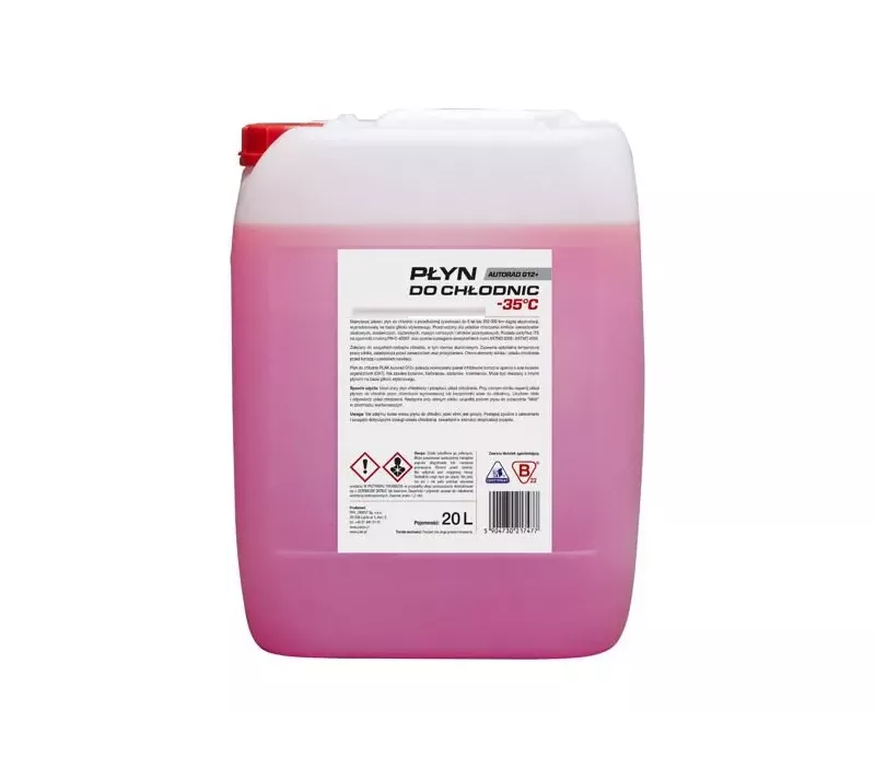 PŁYN CHŁODNICZY CZERWONY (-35°C) 20L (20Litrów)