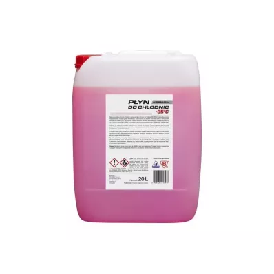 PŁYN CHŁODNICZY CZERWONY (-35°C) 20L (20Litrów)