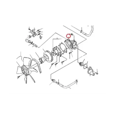 Pompa wody (podstawa) NISSAN K15