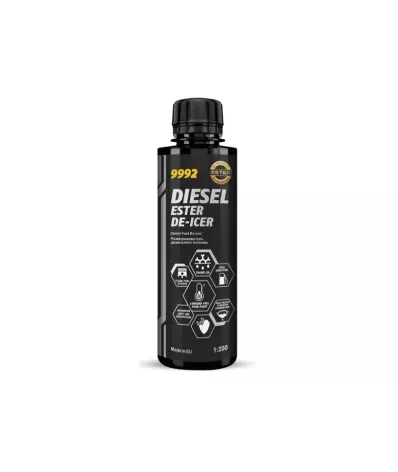 Dodatek do diesla 9992 ESTER – chroni przed zamarzaniem, czyści i poprawia wydajność.