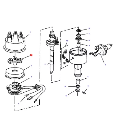 Palec aparatu zapłonowego HERCULES 2.7L - maszyny i wózki widłowe