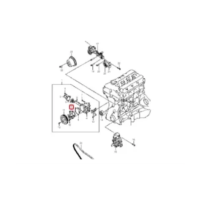 Pompa wody HYUNDAI L4KB