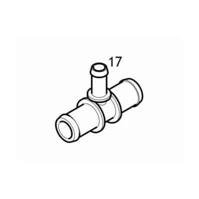 Króciec (trójnik wodny) układu (przewodów) chłodzenia LINDE (17)