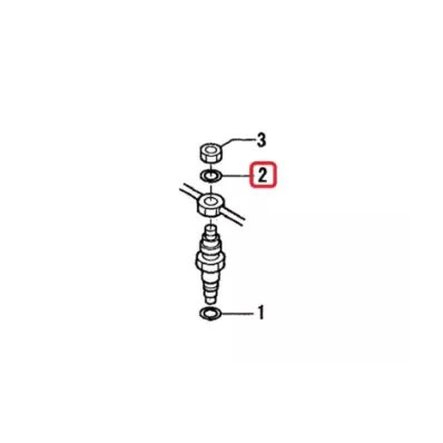 Uszczelka wtrysku MITSUBISHI S3L2 - ALUMINIUM