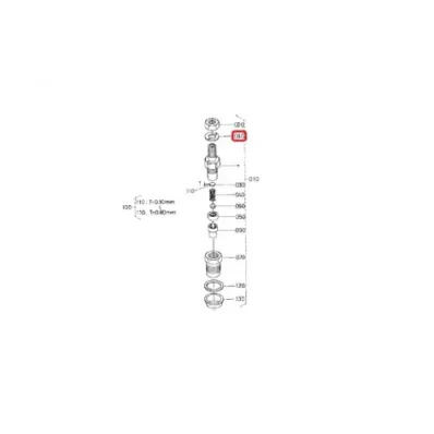 Uszczelka wtrysku KUBOTA D1005 - MIEDŹ