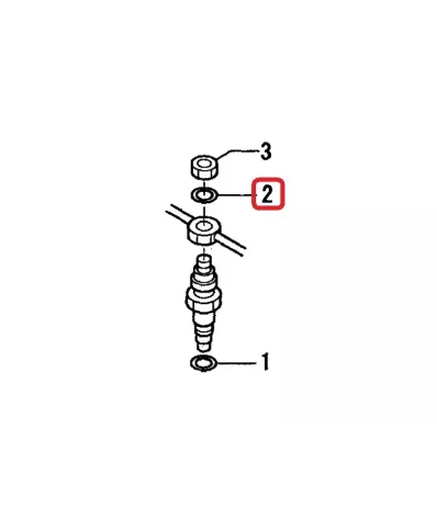 Uszczelka wtrysku MITSUBISHI S4S - ALUMINIUM