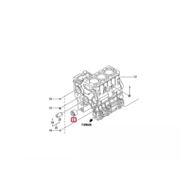 Panewki (tulejki) wałka rozrządu MITSUBISHI S3L - STD