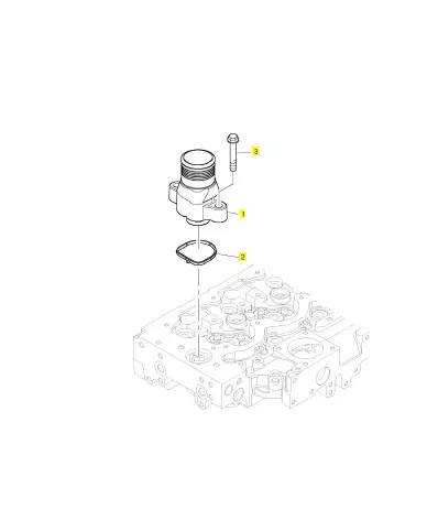 Termostat silnika PERKINS PW