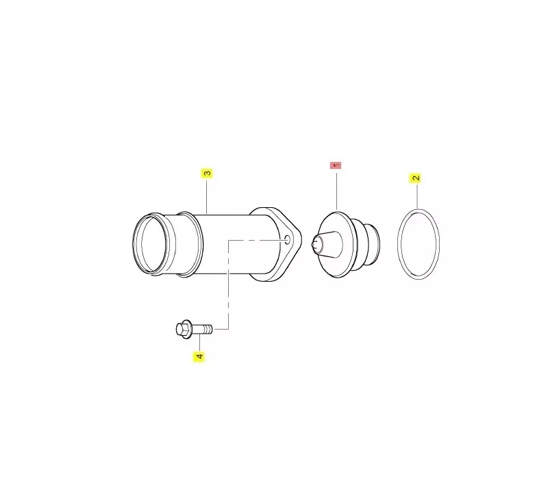 Termostat silnika PERKINS E93 TAG4