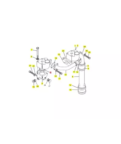 Termostat silnika PERKINS 8B