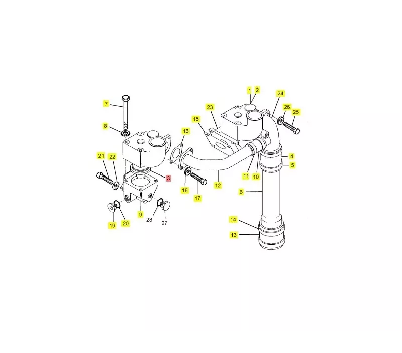 Termostat silnika PERKINS 8B