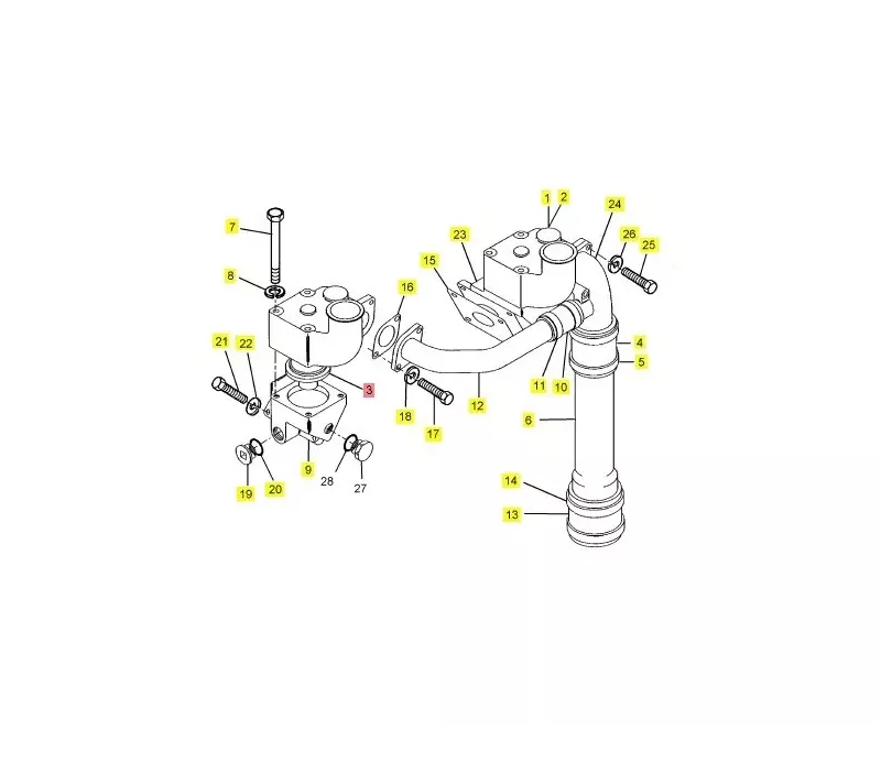 Termostat silnika PERKINS 8M700