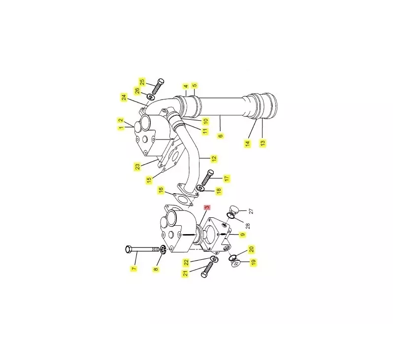 Termostat silnika PERKINS M600TI CONDOR MARINE
