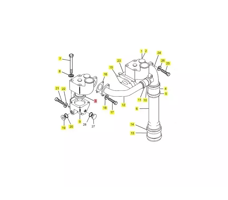 Termostat silnika PERKINS INDUSTRIAL 12TW