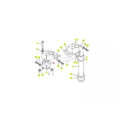 Termostat silnika PERKINS INDUSTRIAL 12TW