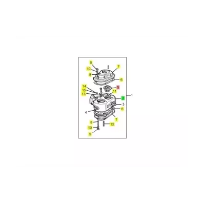 Termostat silnika PERKINS TRS GAS UNIT