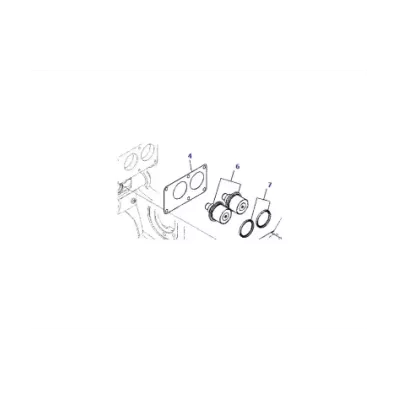 Termostat silnika KOMATSU SAA6D125E