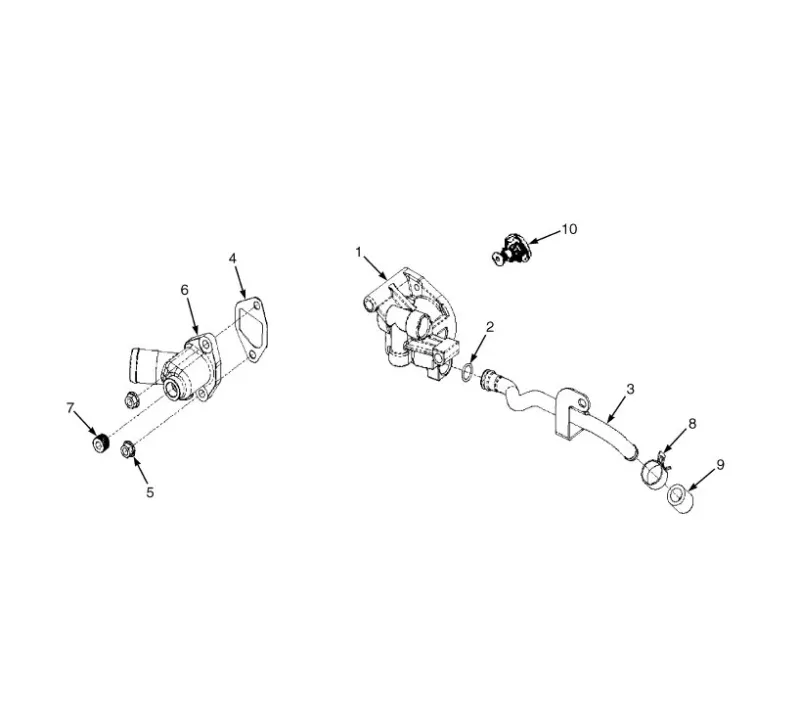 Termostat silnika GM 2.4L PSI