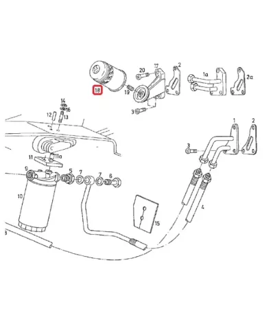 Filtr oleju VOLKSWAGEN (VW) ADF - TYP B