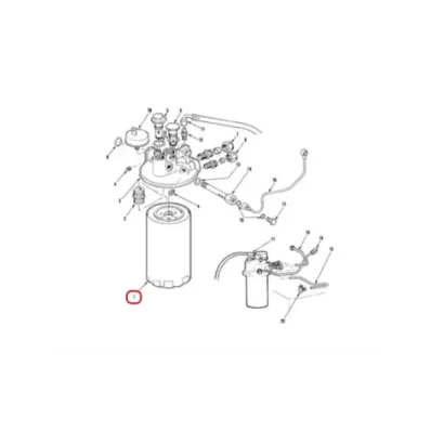 Filtr oleju silnika THERMO KING silnik: OM636