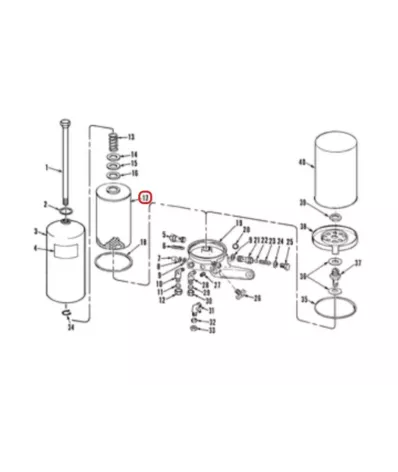 Filtr oleju silnika THERMO KING silnik: OM636