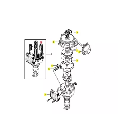 Kopułka aparatu zapłonowego PERKINS LE