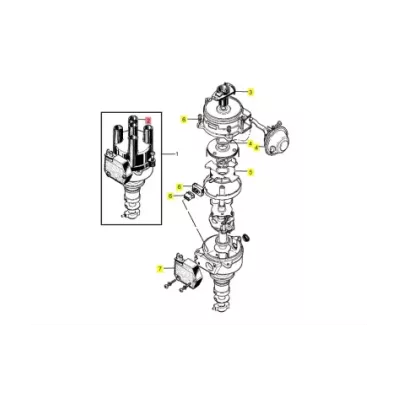 Kopułka aparatu zapłonowego PERKINS LE