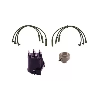 Komplet zapłonu GM 4.3L V6 - PIONOWE (kopułka, palec, przewody)