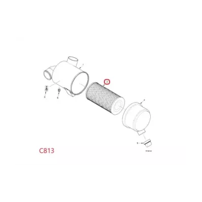 Filtr powietrza YALE SERIA: (C813)