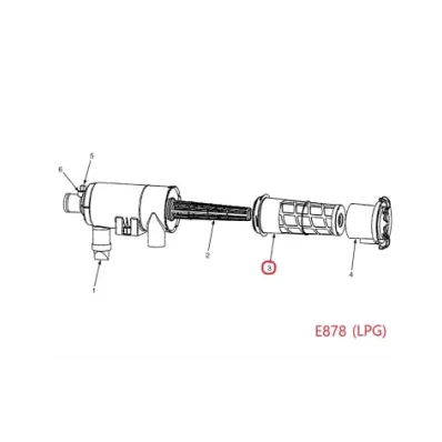 Filtr powietrza YALE SERIA: (E878) - LPG