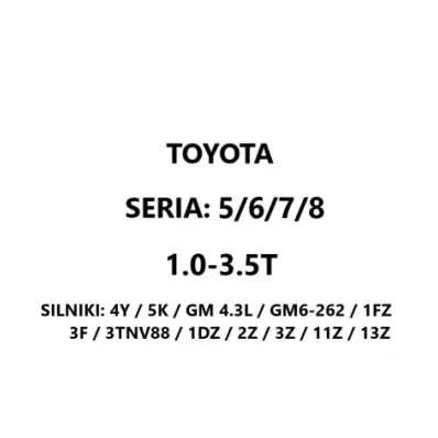 Filtr powietrza TOYOTA SERIA: 5/6/7/8 - ZEWNĘTRZNY