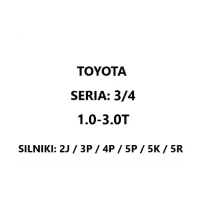 Filtr powietrza TOYOTA SERIA: 3/4