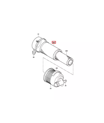 Filtr powietrza TOYOTA SERIA: 7/8 - ZEWNĘTRZNY