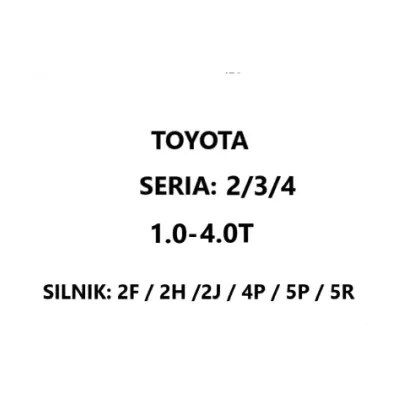 Filtr powietrza TOYOTA SERIA: 2/3/4