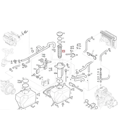 Filtr hydrauliki (hydrauliczny) LINDE SERIA: 392-02