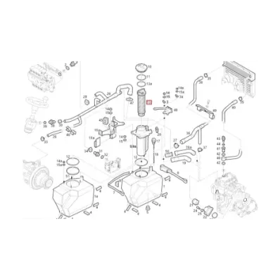 Filtr hydrauliki (hydrauliczny) LINDE SERIA: 392-02