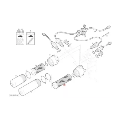 Filtr hydrauliki (hydrauliczny) LINDE SERIA: 392-02