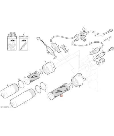 Filtr hydrauliki (hydrauliczny) LINDE SERIA: 391-02