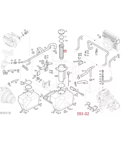 Filtr hydrauliki (hydrauliczny) LINDE SERIA: 393-02