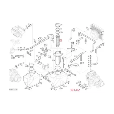 Filtr hydrauliki (hydrauliczny) LINDE SERIA: 393-02