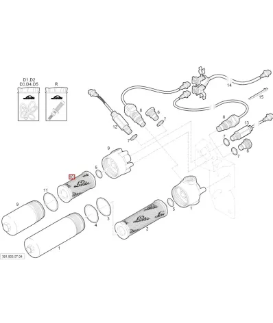 Filtr hydrauliki (hydrauliczny) LINDE SERIA: 394-01